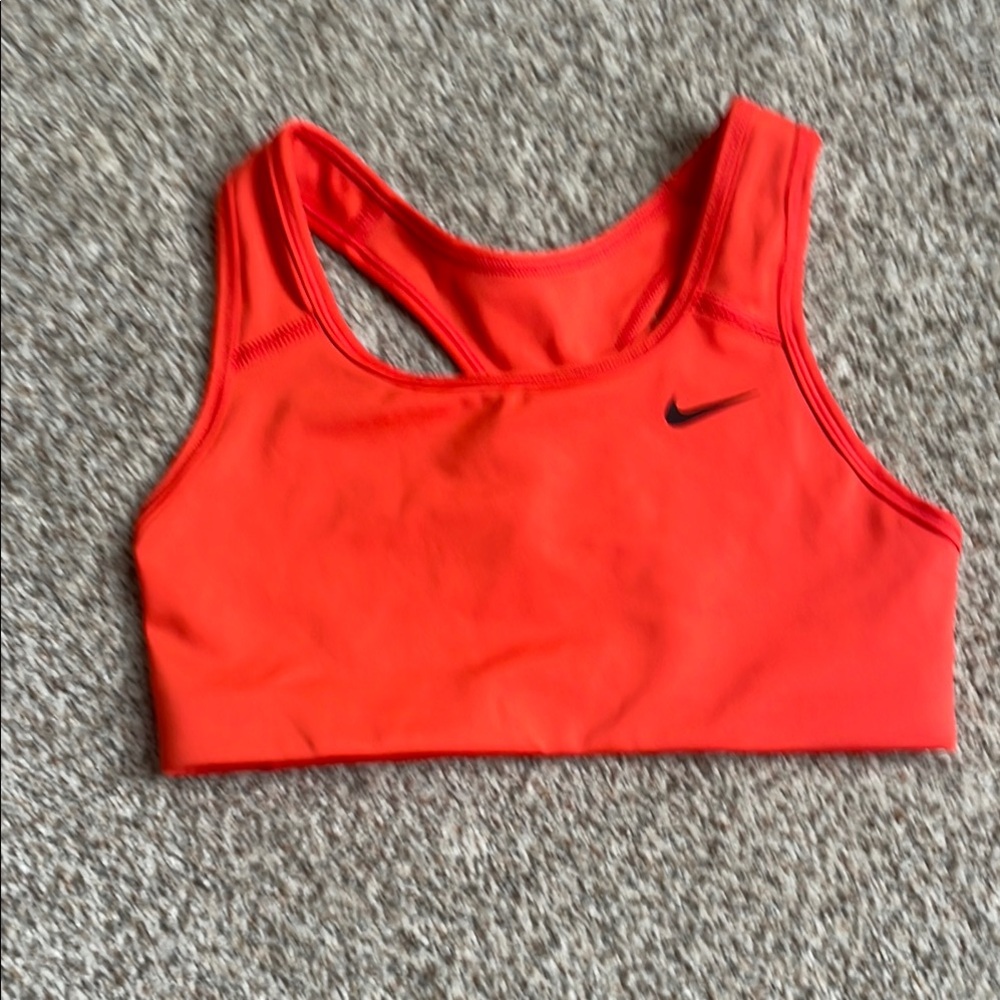 Nike Red-Orange Sports Bra XS